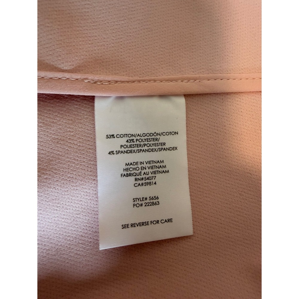 Cabi 5656 Blush Pink Tailored Two Button Blazer Jacket Womens Size 2 career - Picture 7 of 10